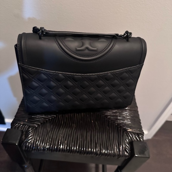 Tory Burch black purse, used three times. Beautiful beautiful beautiful! - Picture 2 of 3